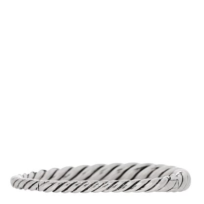 David Yurman Sterling Silver 9.5mm Pure Form Cable Bracelet 2 of 4
