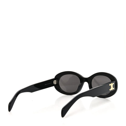 Celine Acetate Triomphe 01 Sunglasses CL 40194U Black 4 of 7