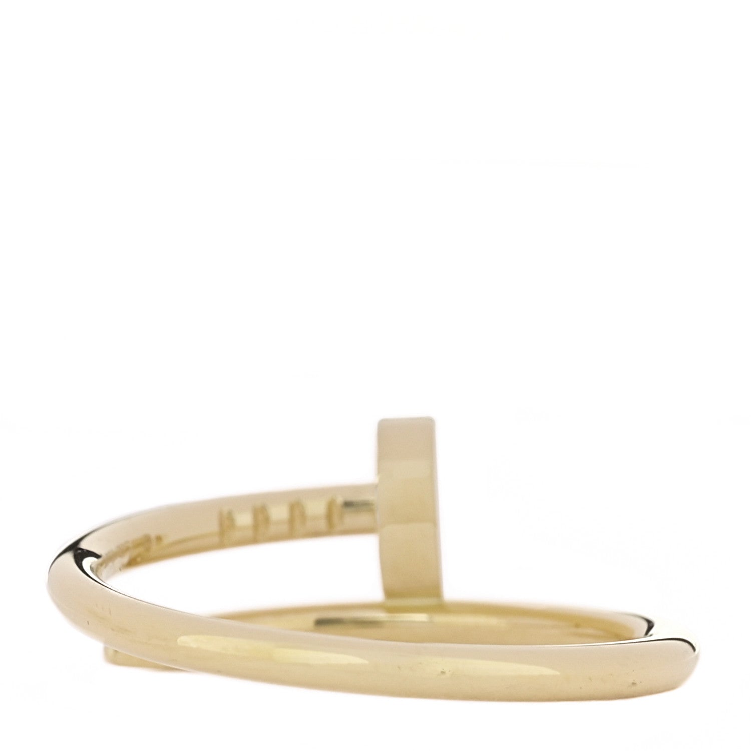 Cartier 18K Yellow Gold Small Juste Un Clou Ring 53 6.25 3 of 6
