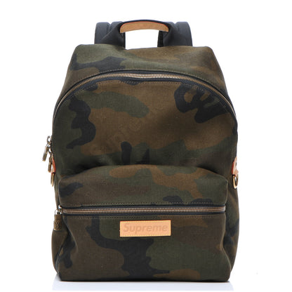 Louis Vuitton X SUPREME Canvas Camouflage Apollo Backpack 1 of 9