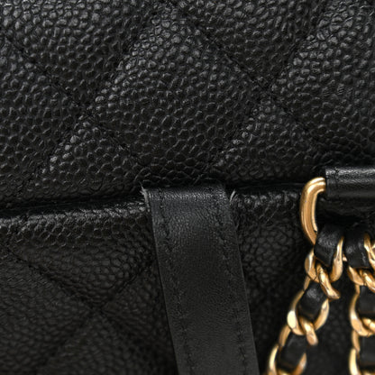 Chanel Caviar Quilted Filigree Backpack Black 11 of 18