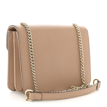 Gucci Dollar Calfskin Small Interlocking G Shoulder Bag Camelia 3 of 10