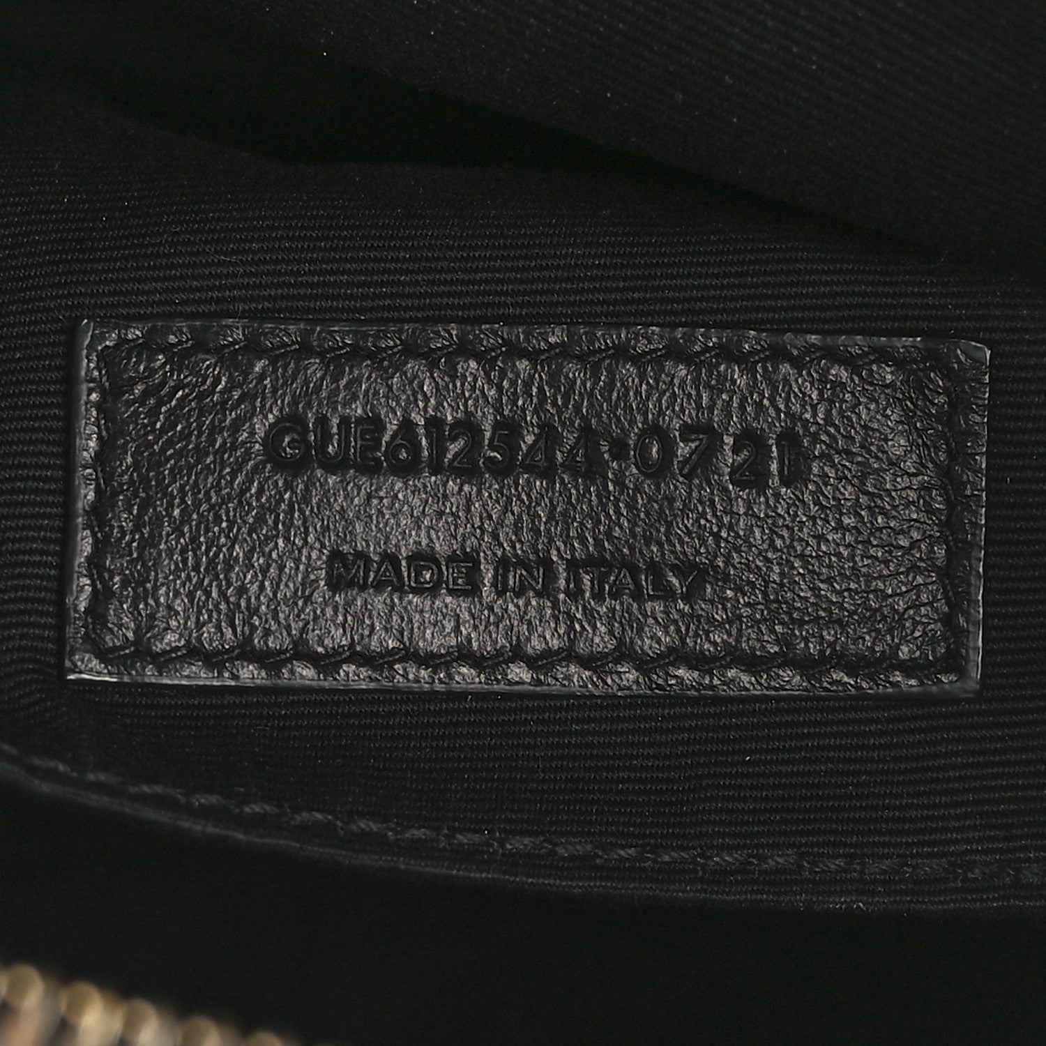 Saint Laurent Calfskin Matelasse Monogram Lou Camera Bag Black 7 of 11