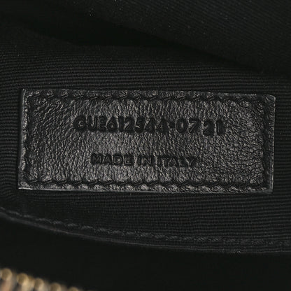 Saint Laurent Calfskin Matelasse Monogram Lou Camera Bag Black 7 of 11