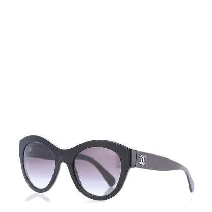 Chanel Acetate Butterfly Sunglasses 5371 Black 1 of 7