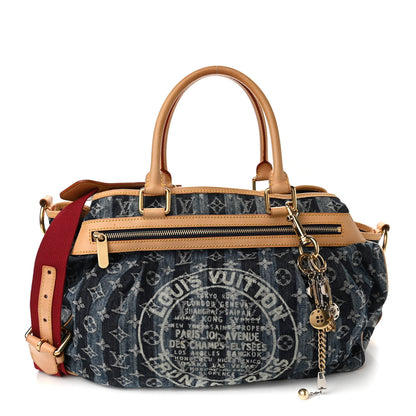 Louis Vuitton Denim Raye Cabas GM 1 of 9