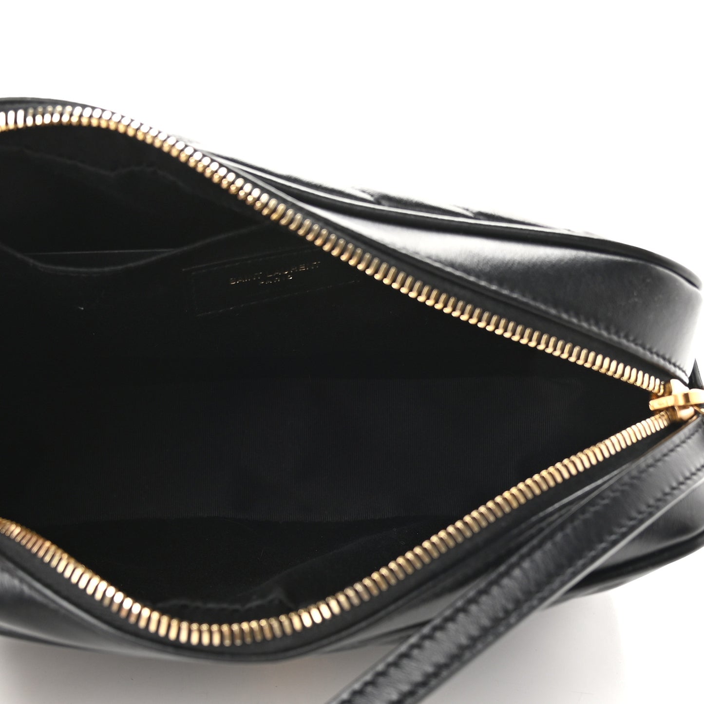 Calfskin Matelasse Monogram Lou Camera Bag Black