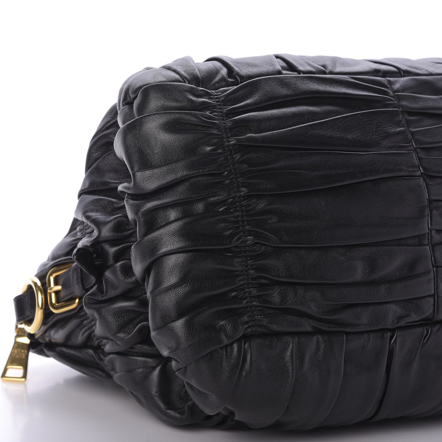 Nappa Gaufre Tote Black