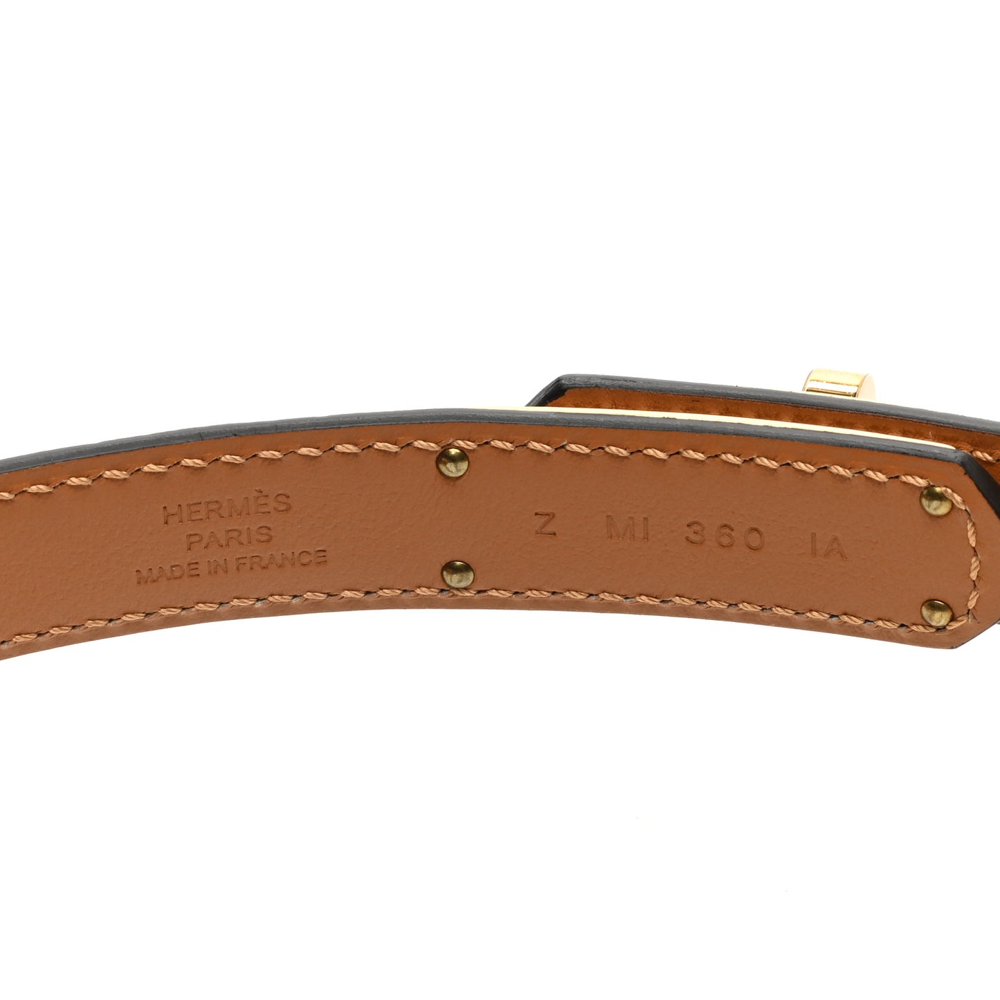 Epsom Kelly Belt Gold