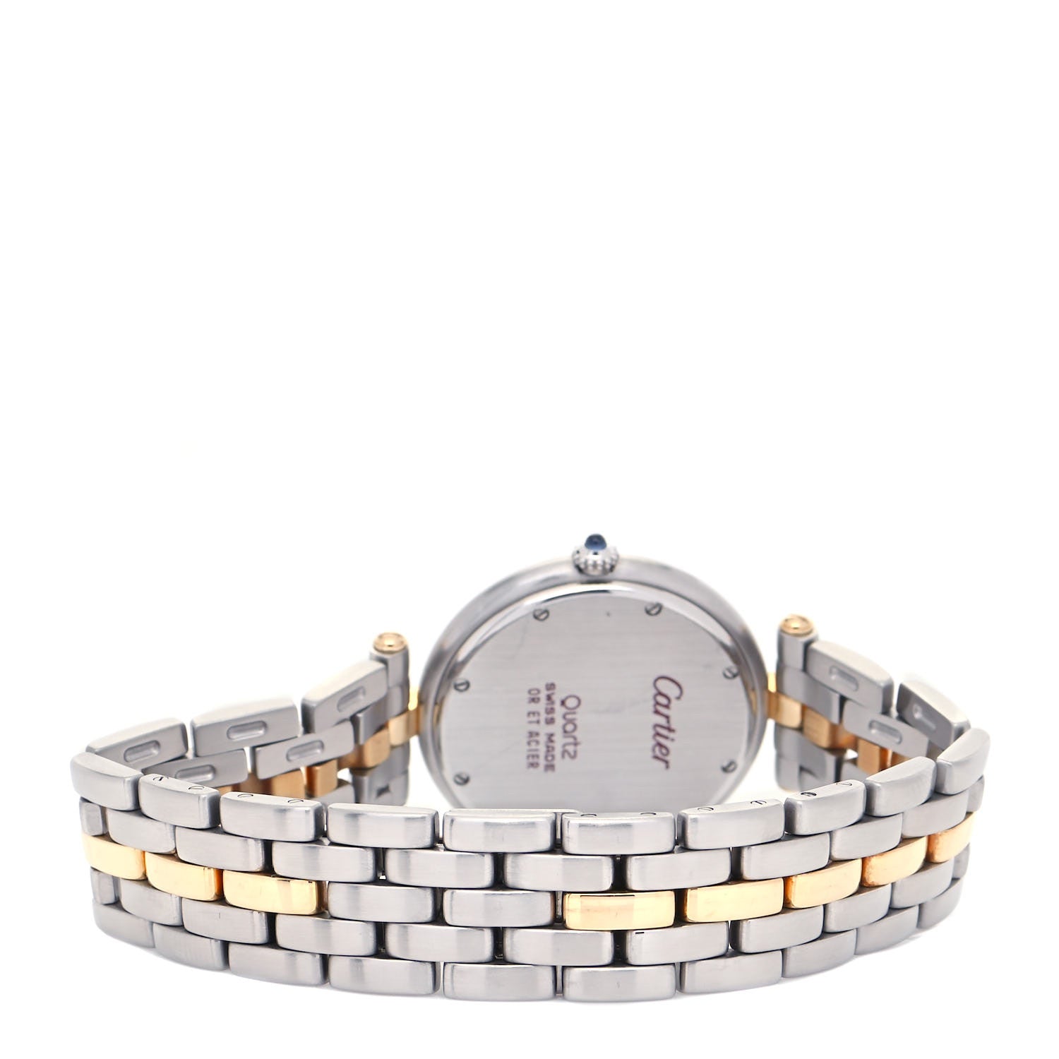 Cartier Stainless Steel 18K Yellow Gold 29mm Panthere Vendome Quartz Watch 3 of 4