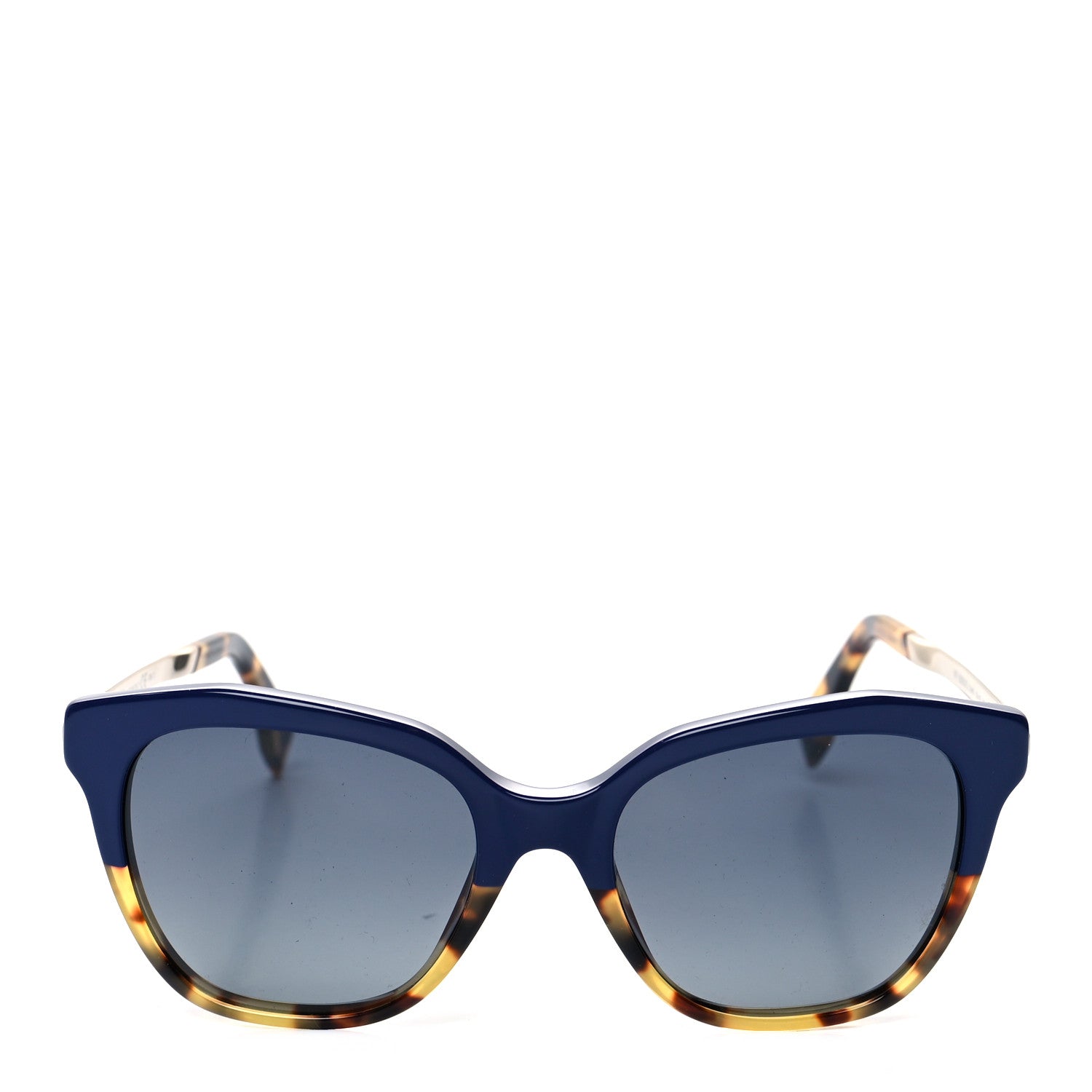 Fendi Acetate Cat Eye Sunglasses FF 0089/S Tortoise Blue 2 of 7
