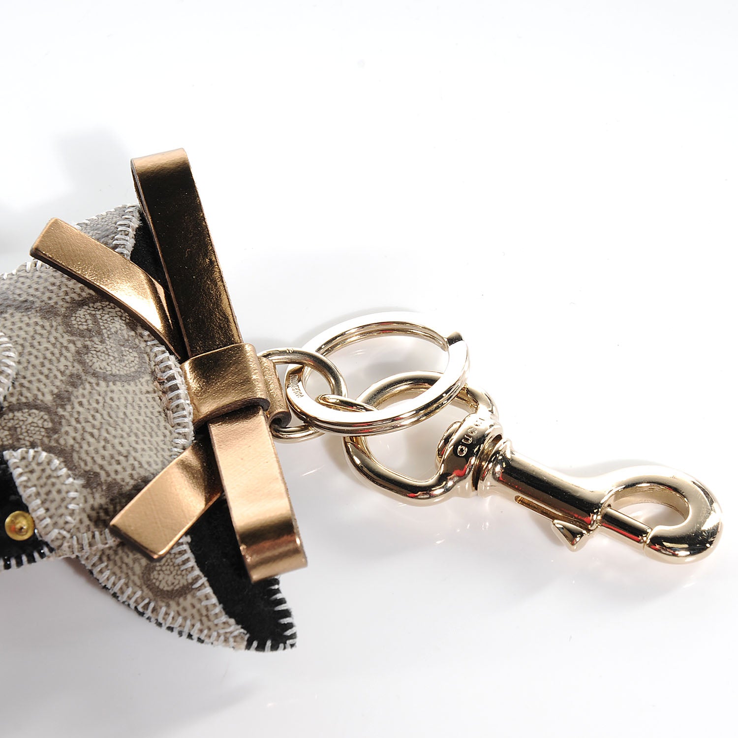 Gucci Monogram Brando Chihuahua Key Charm 4 of 5