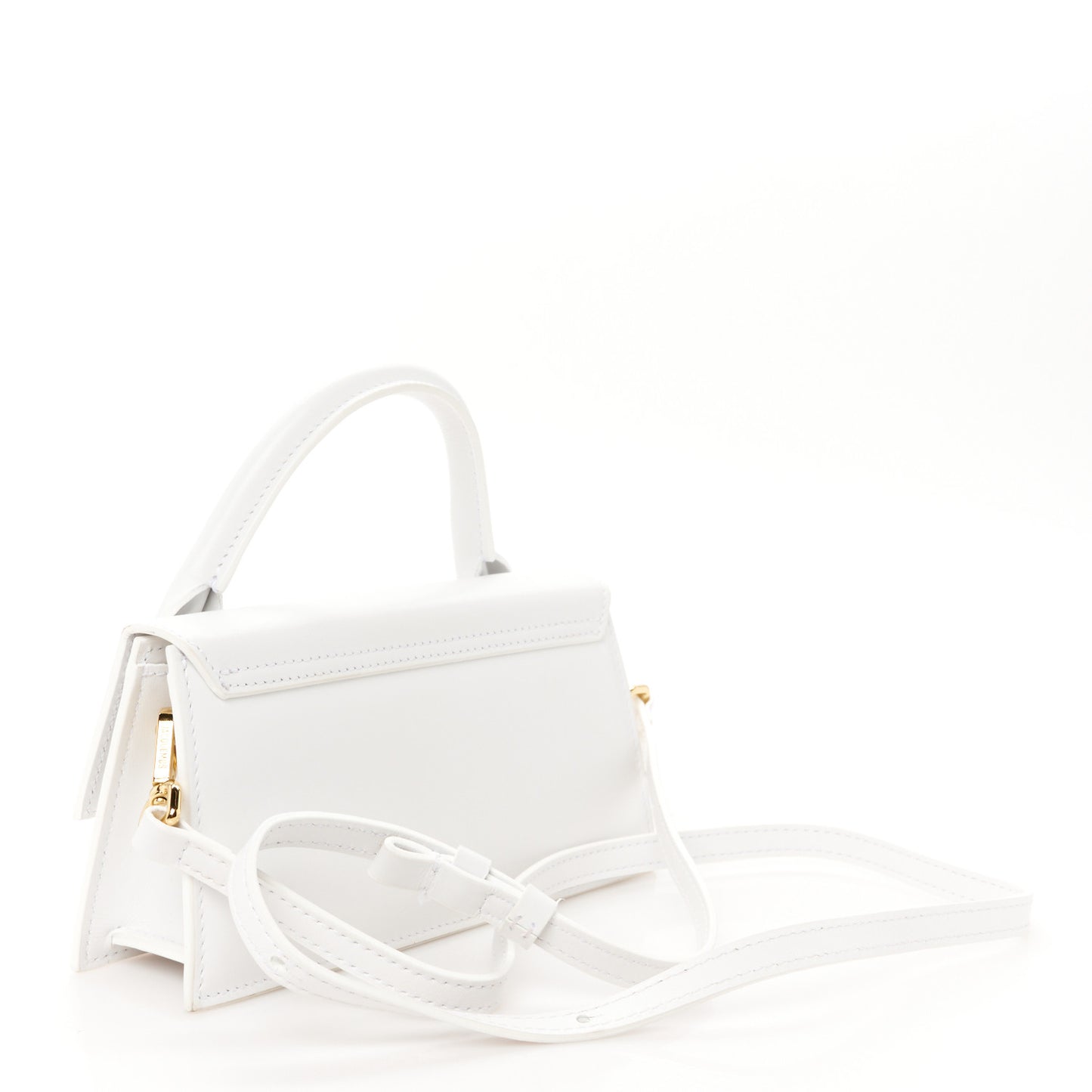 Smooth Calfskin Le Chiquito Long White