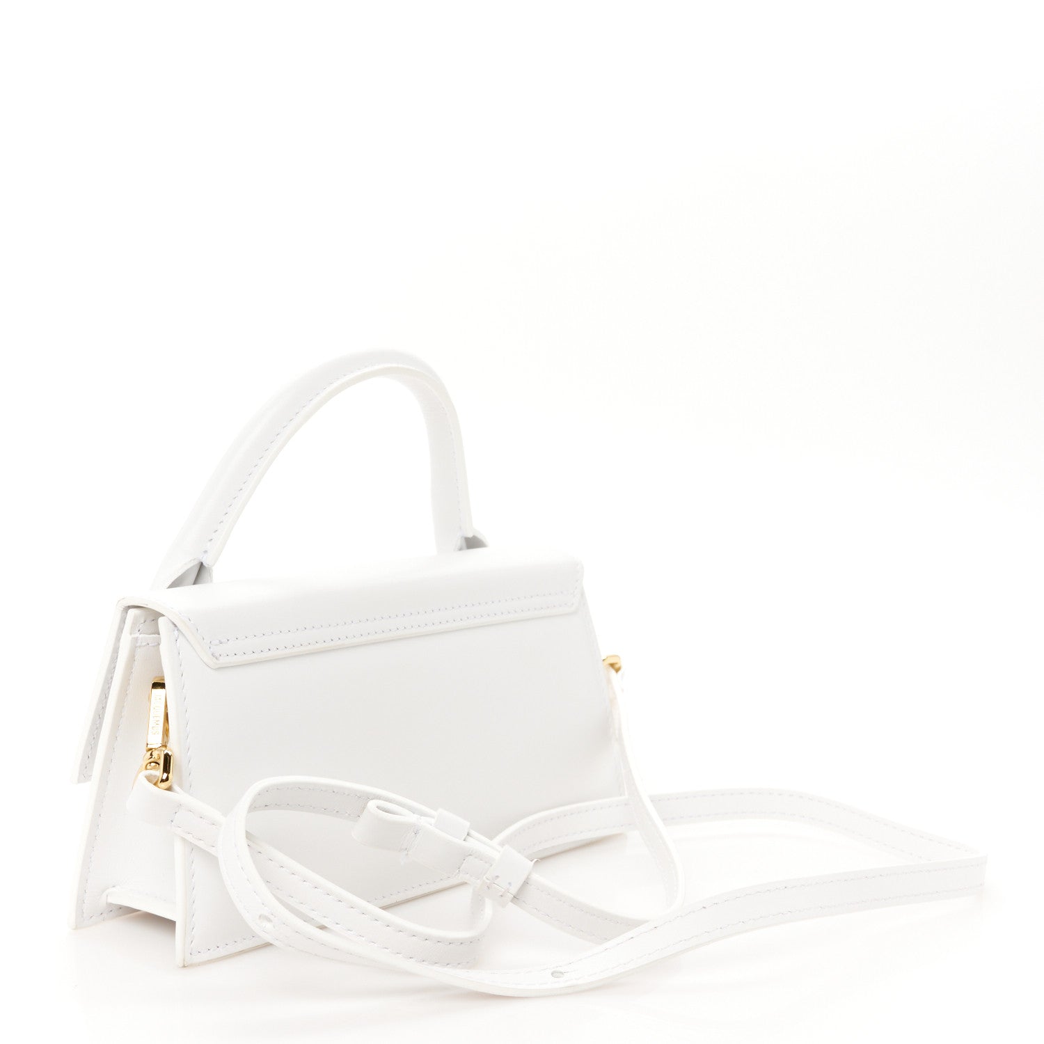 Jacquemus Smooth Calfskin Le Chiquito Long White 3 of 9