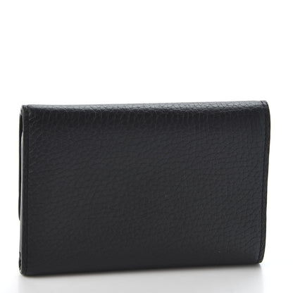 Louis Vuitton Taurillon Perforated Capucines Compact Wallet Black 3 of 11