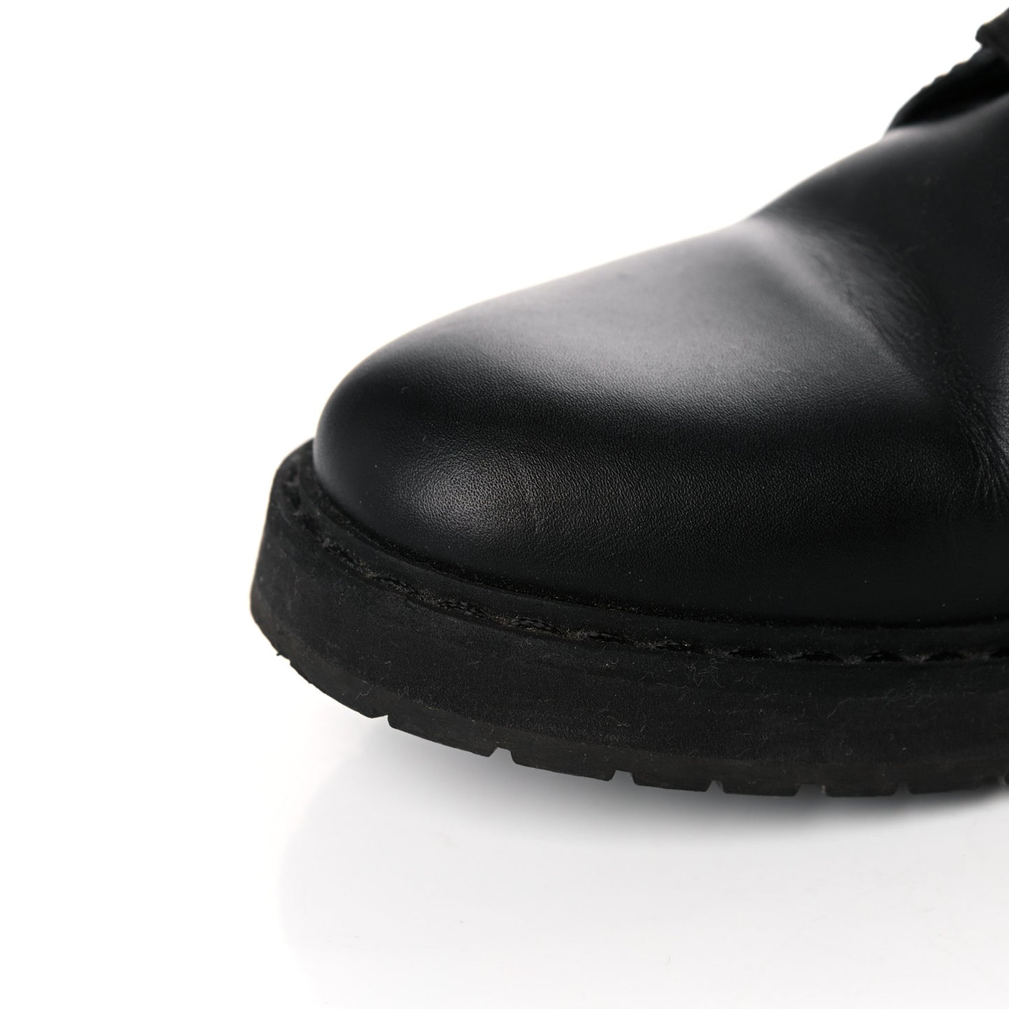 Calfskin Stretch Fabric Rockoko Biker Boots 38 Tobacco Black Marino