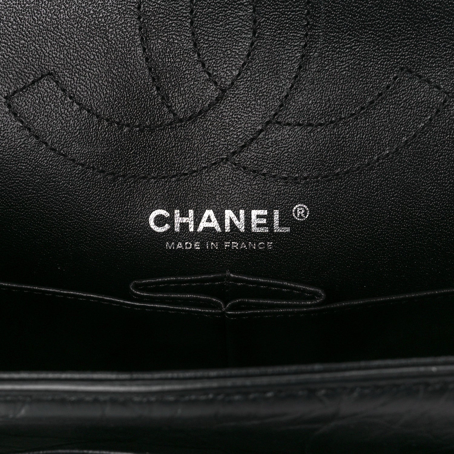 Chanel Aged Calfskin Chevron Quilted 2.55 Reissue 226 So Black 6 of 11