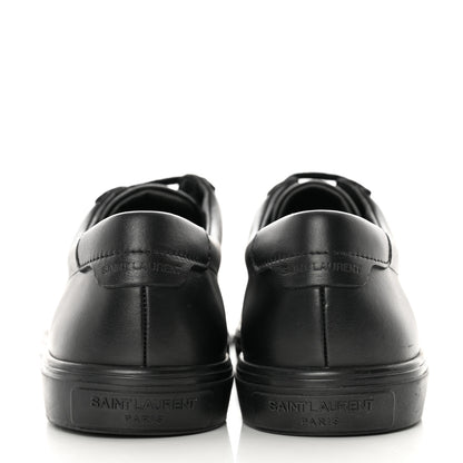 Saint Laurent Calfskin Andy Low Top Sneakers 39 Black 5 of 9
