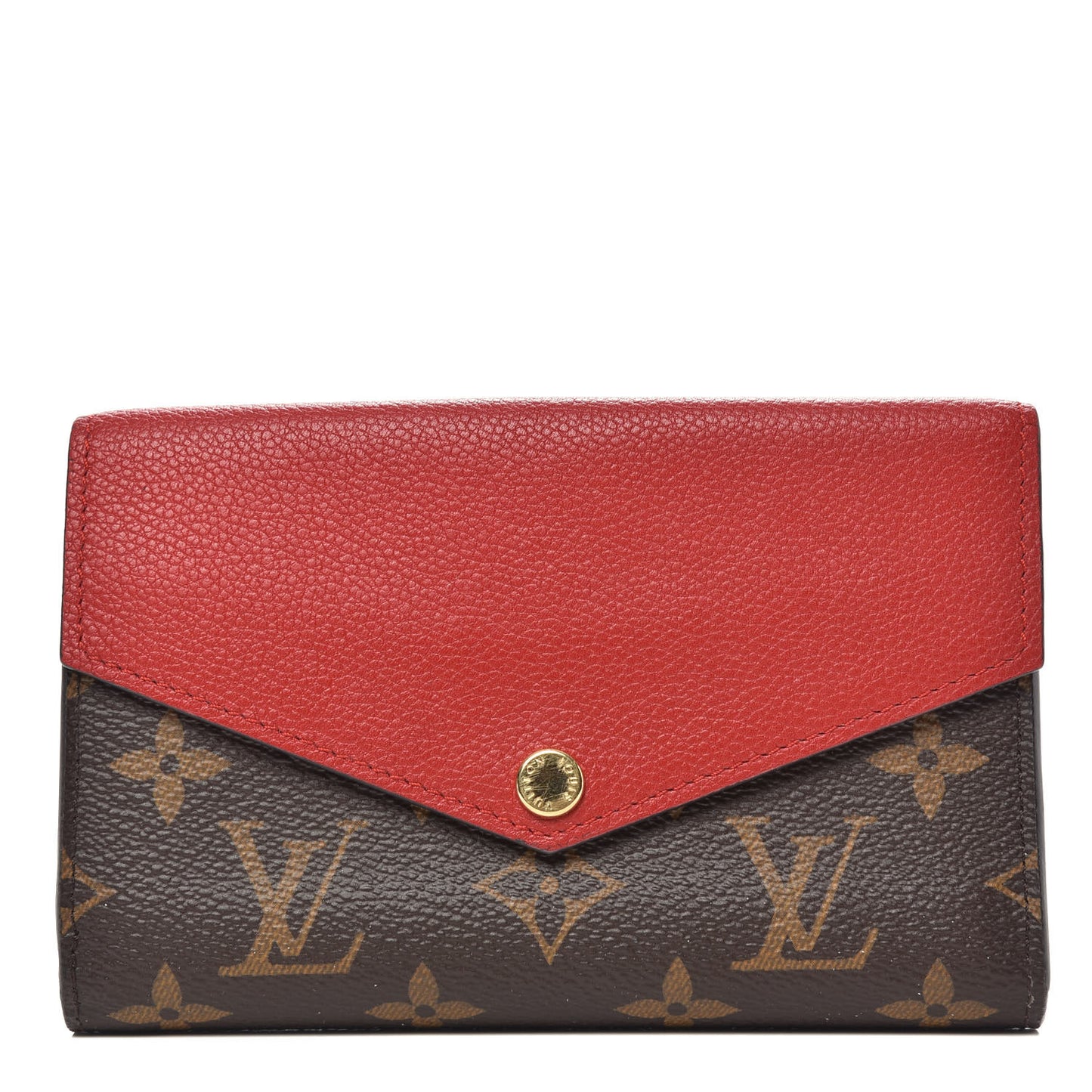 Monogram Pallas Compact Wallet Cherry