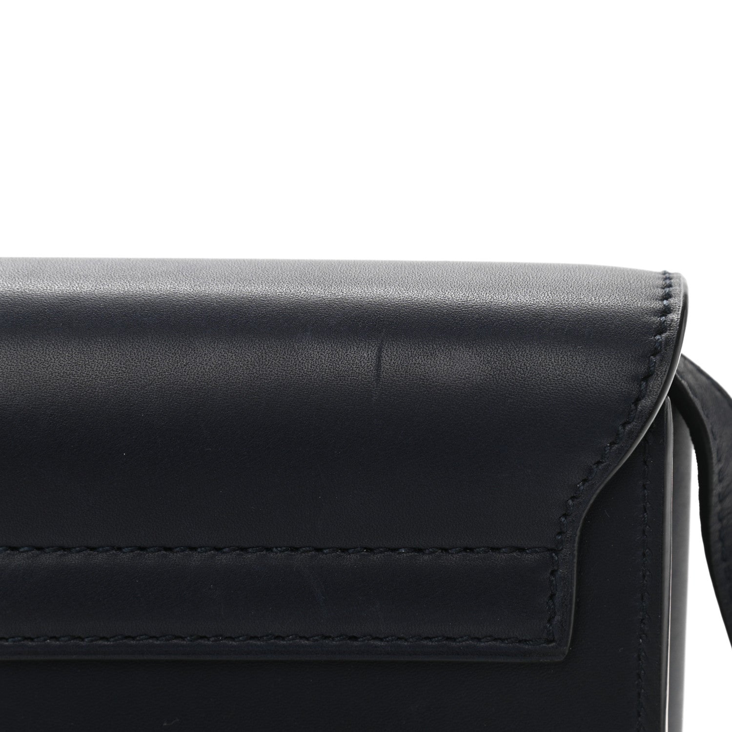 Saint Laurent Smooth Calfskin Monogram Medium Kaia Satchel Deep Marine 14 of 14