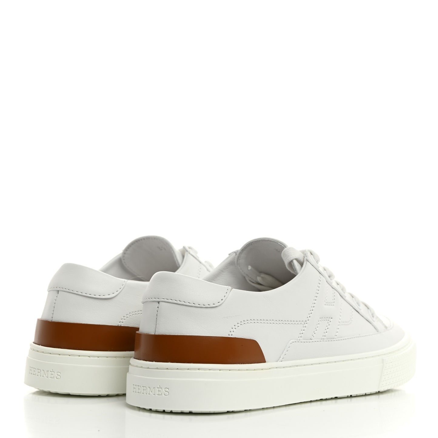 Calfskin Deep Sneakers 37 White Naturel