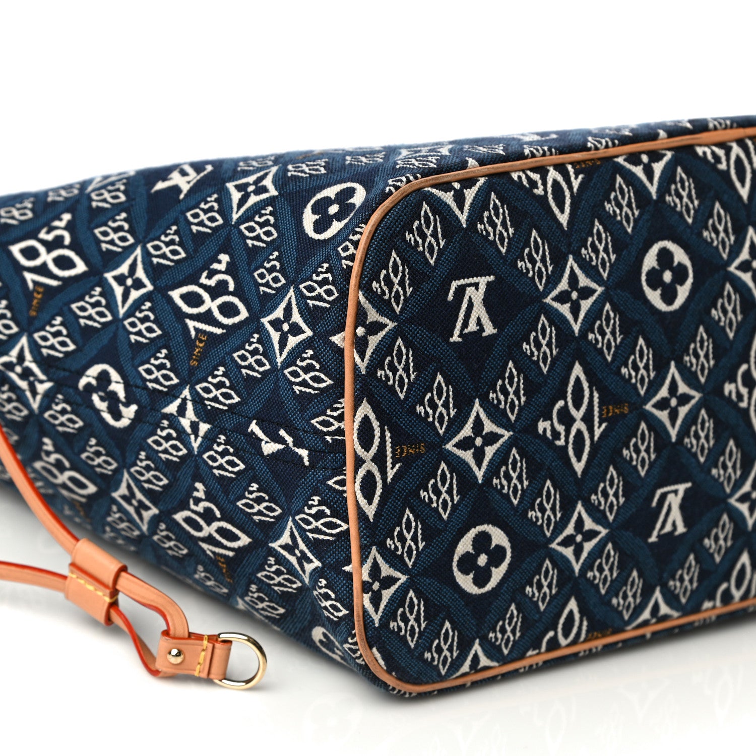 Louis Vuitton Jacquard Since 1854 Neverfull MM Blue 10 of 15