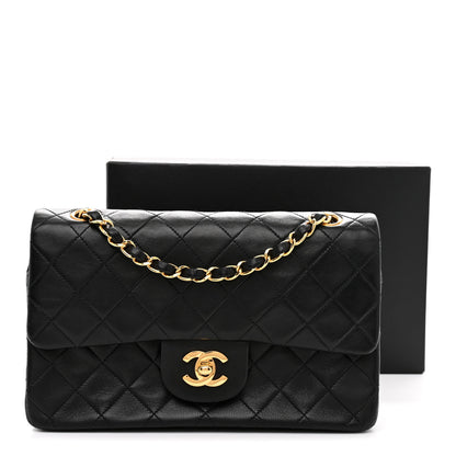 Chanel Lambskin Quilted Small Double Flap Black 11 of 11