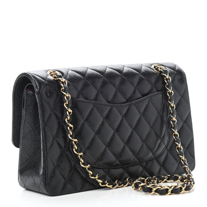Chanel Caviar Quilted Medium Double Flap Black 3 of 10