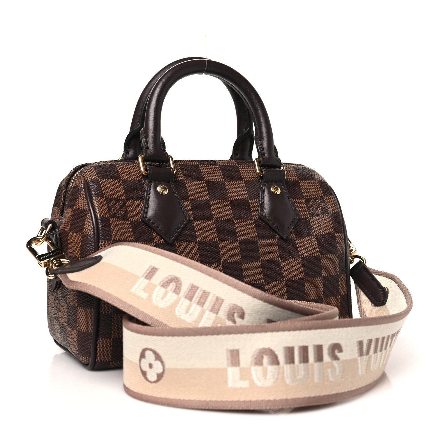 Louis Vuitton Damier Ebene Speedy Bandouliere 20 3 of 10