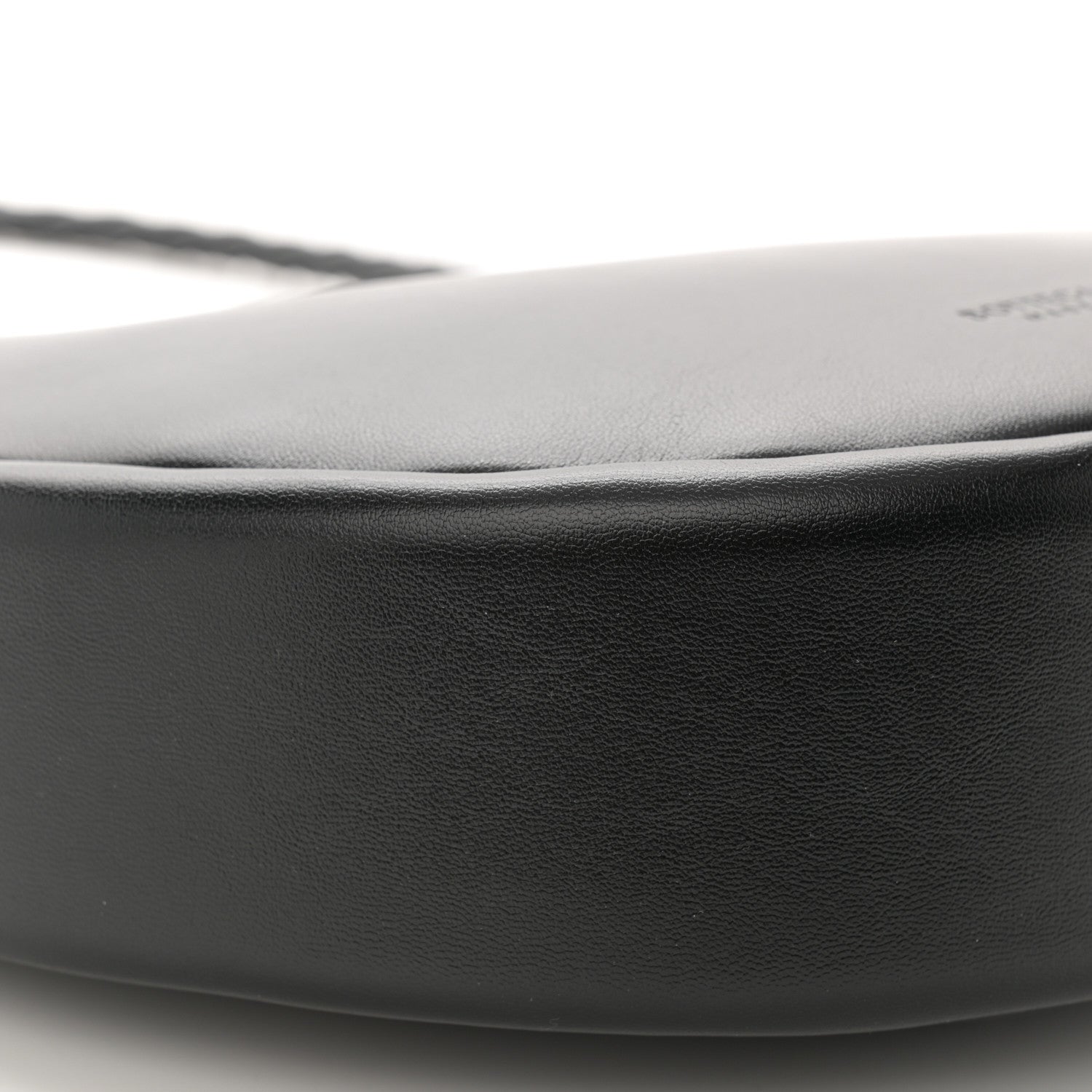 Bottega Veneta Smooth Calfskin Hula Hoop Shoulder Bag Black 9 of 10