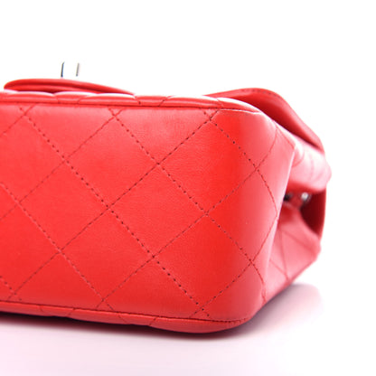 Chanel Lambskin Quilted Mini Square Flap Red 9 of 12