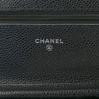 Chanel Caviar Quilted Wallet on Chain WOC Black 6 of 16