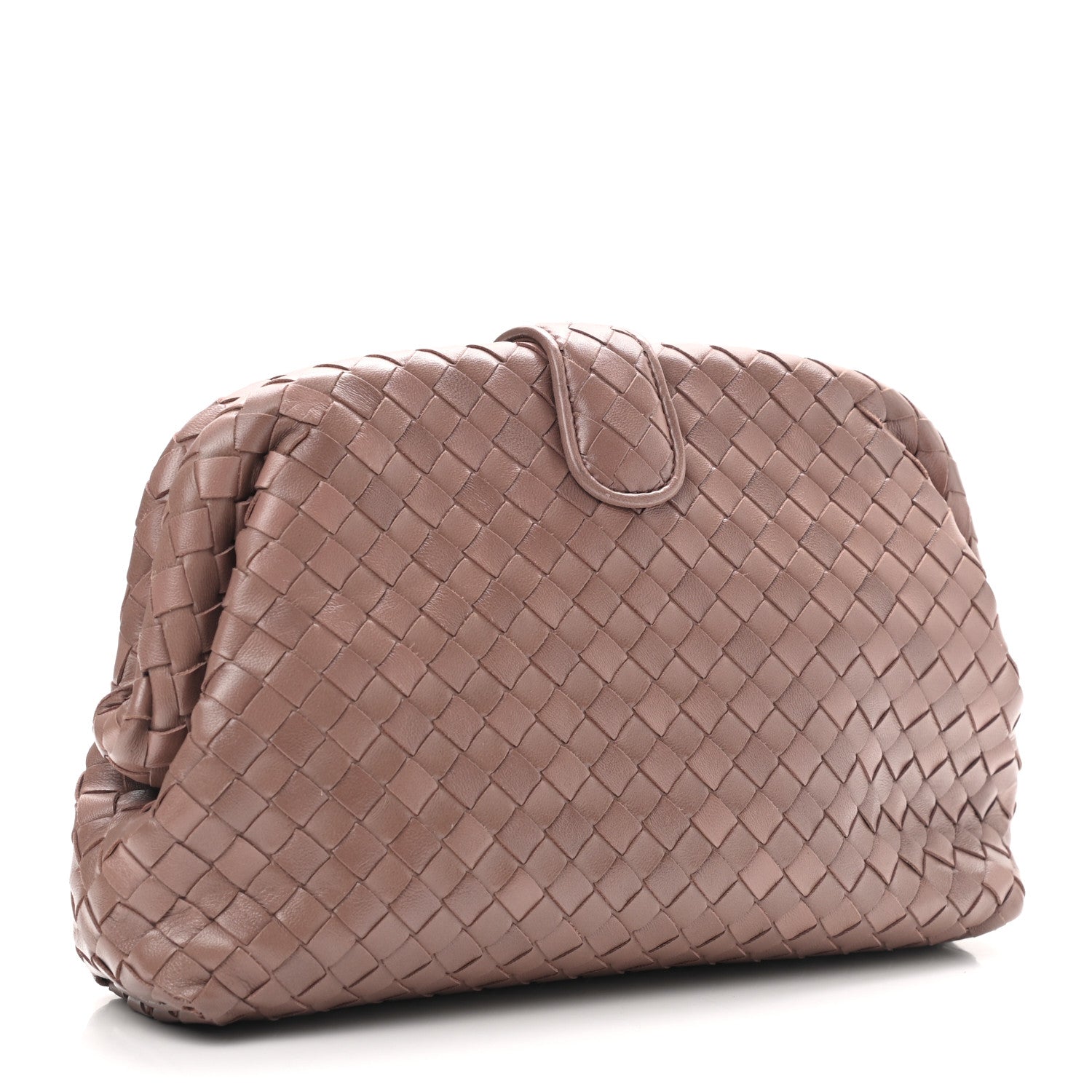 Bottega Veneta Nappa Intrecciato The Lauren 1980 Clutch Camel 3 of 10