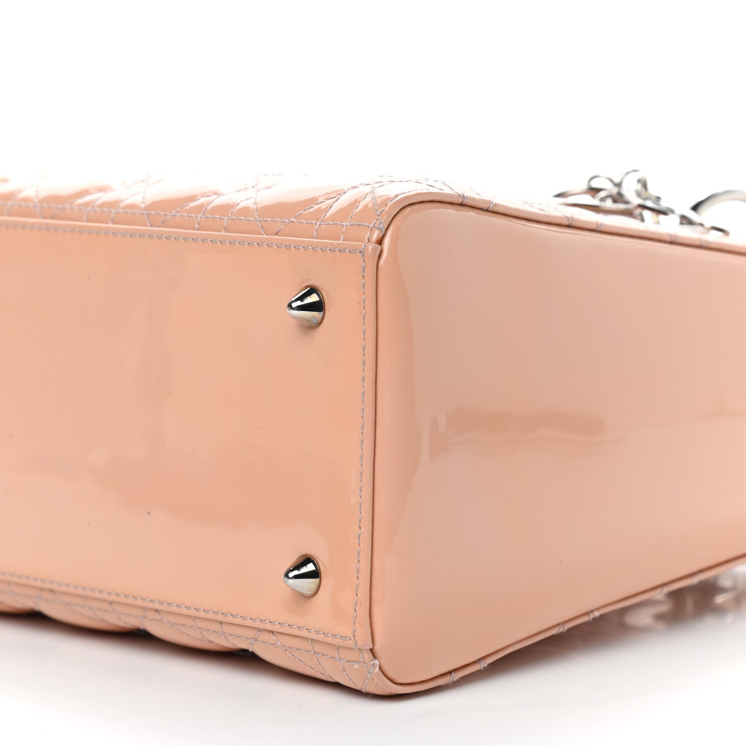 Christian Dior Patent Cannage Medium Lady Dior Light Pink 8 of 9