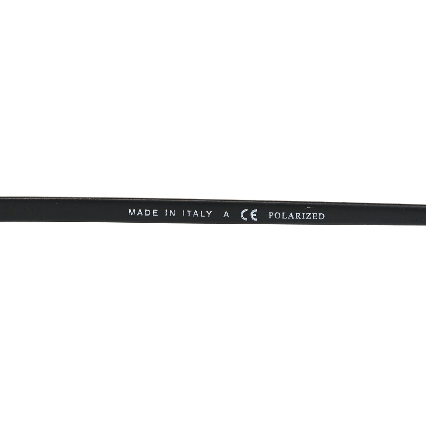 Metal Crystal Polarized Sunglasses 4258-B Black