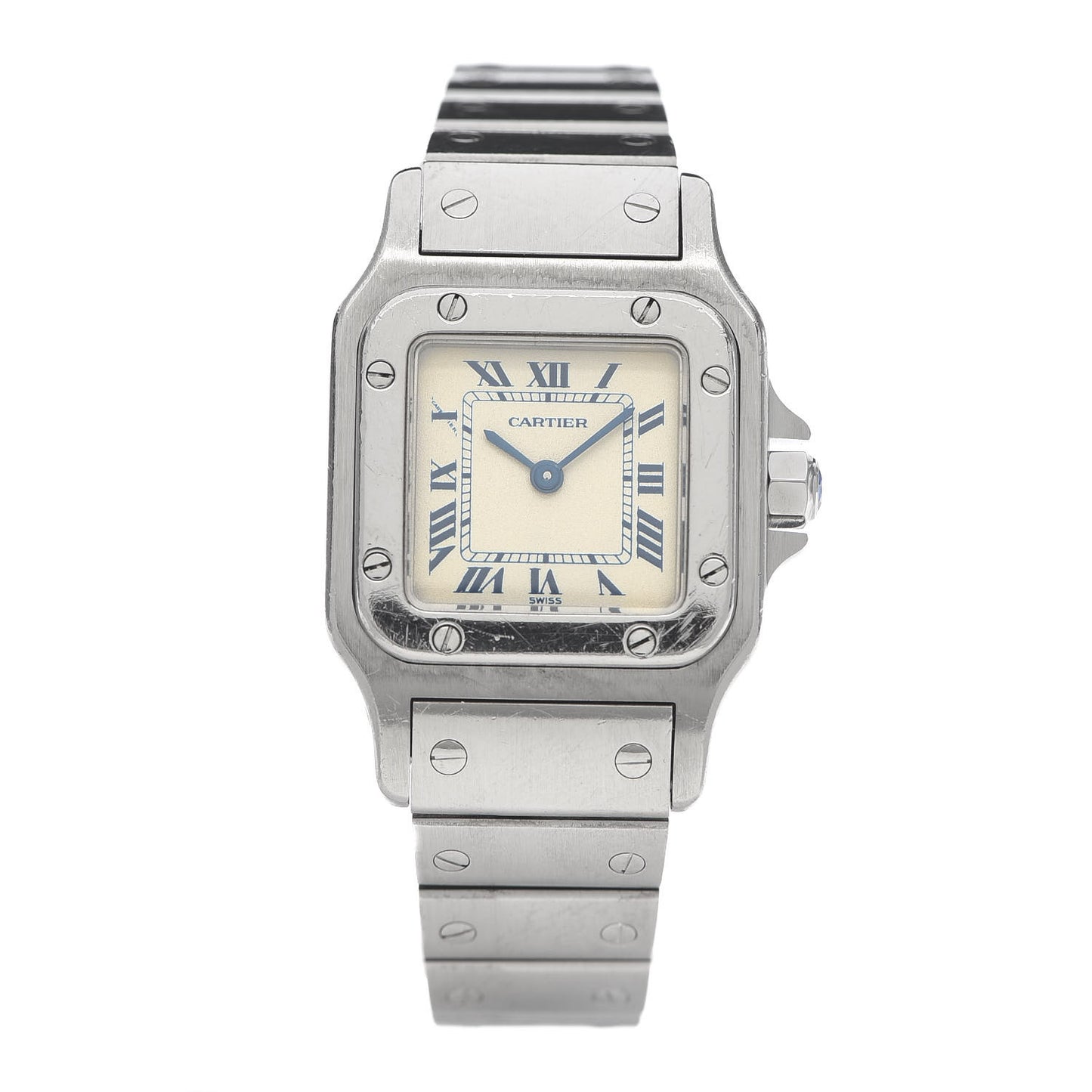 Stainless Steel 24mm Santos de Galbee Quartz Watch