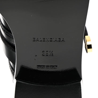 Balenciaga Brushed Calfskin Ceinture Ankle Boots 39.5 Black 7 of 13