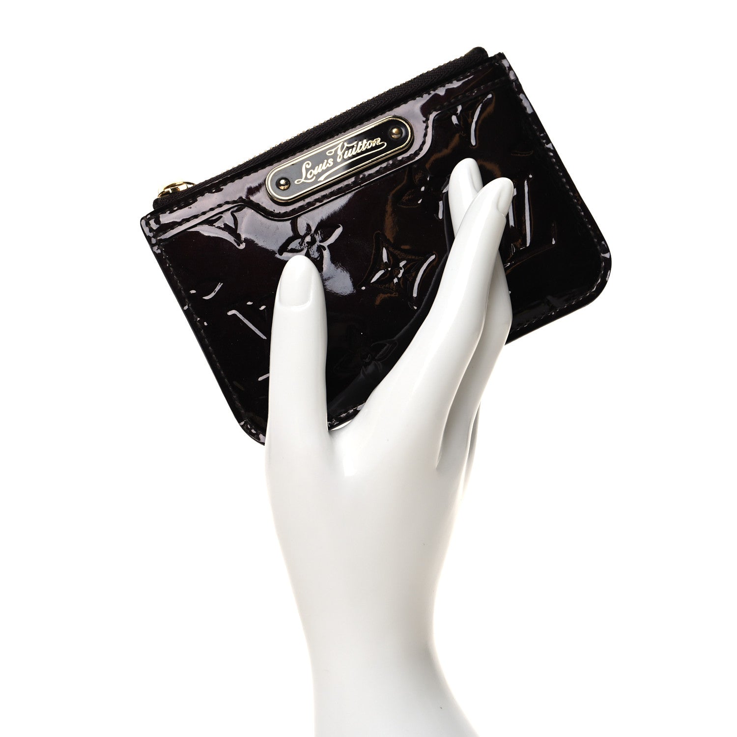 Louis Vuitton Vernis Key Pouch Amarante 2 of 8