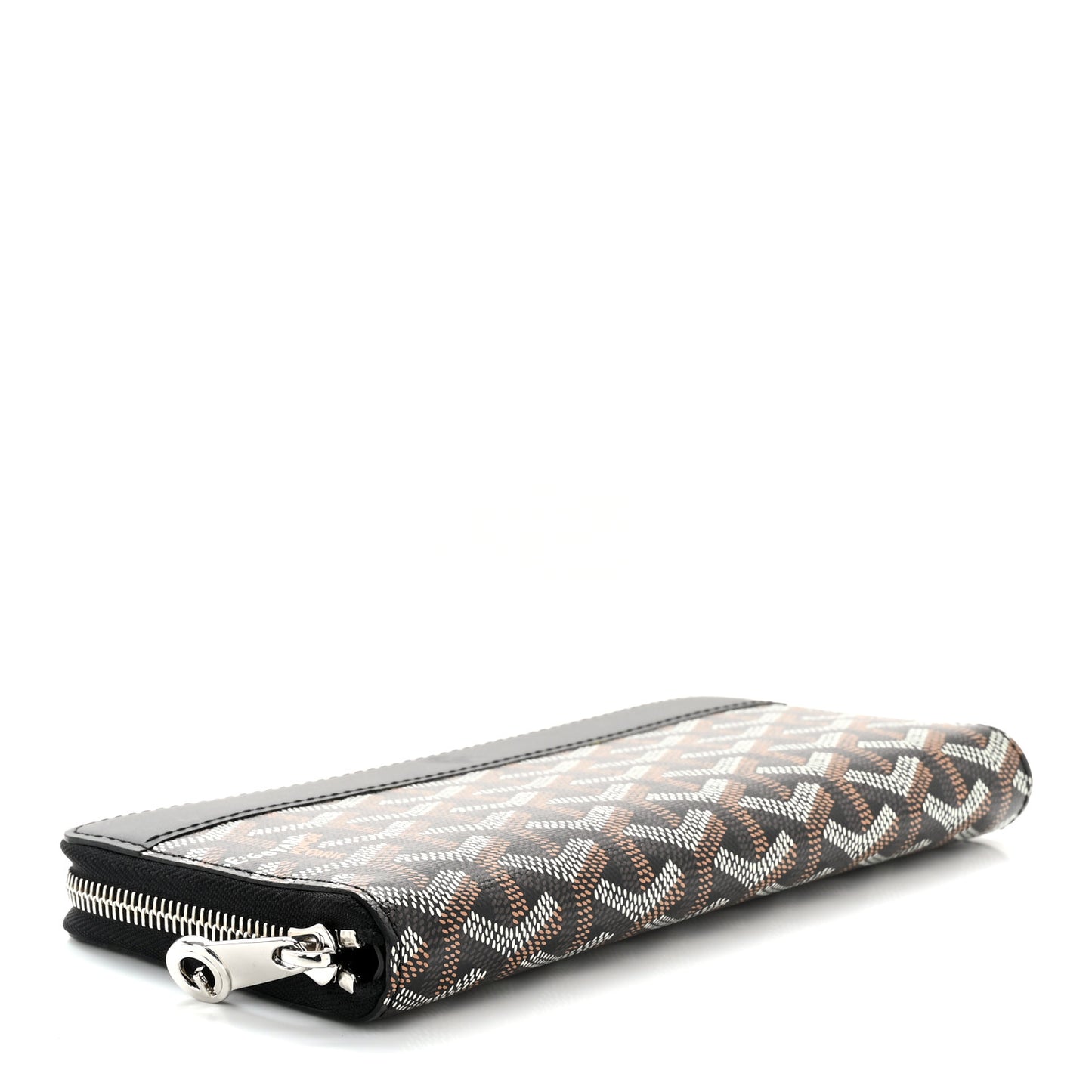 Goyardine Matignon Zip Around GM Wallet Black