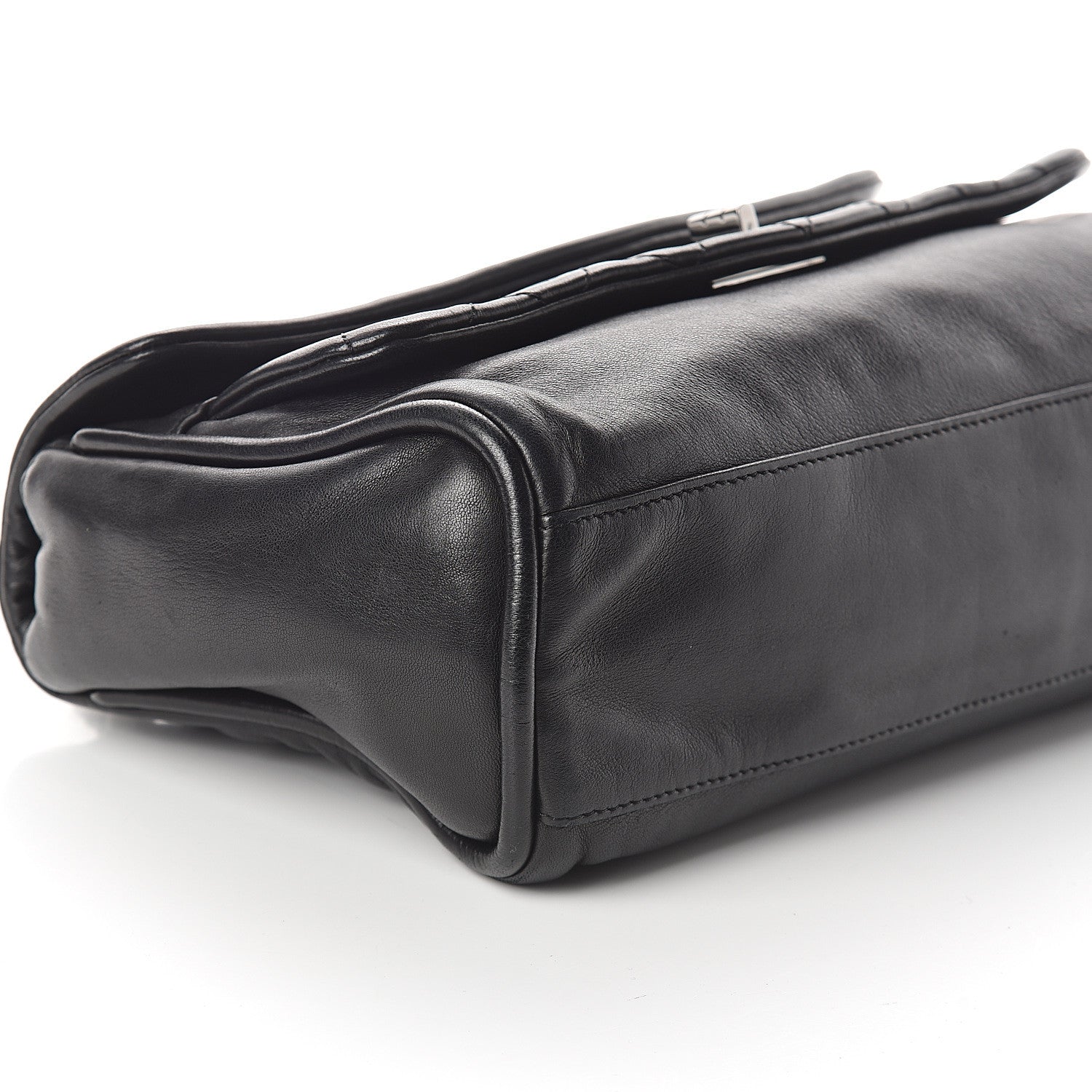 Chanel Lambskin Jumbo Mademoiselle Double Flap Black 8 of 9