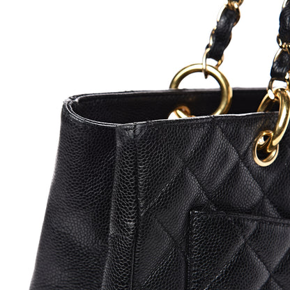 Chanel Caviar Quilted Grand Shopping Tote GST Black 10 of 11