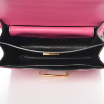 Prada City Calf Saffiano Cahier Bag Fuxia Black 5 of 6
