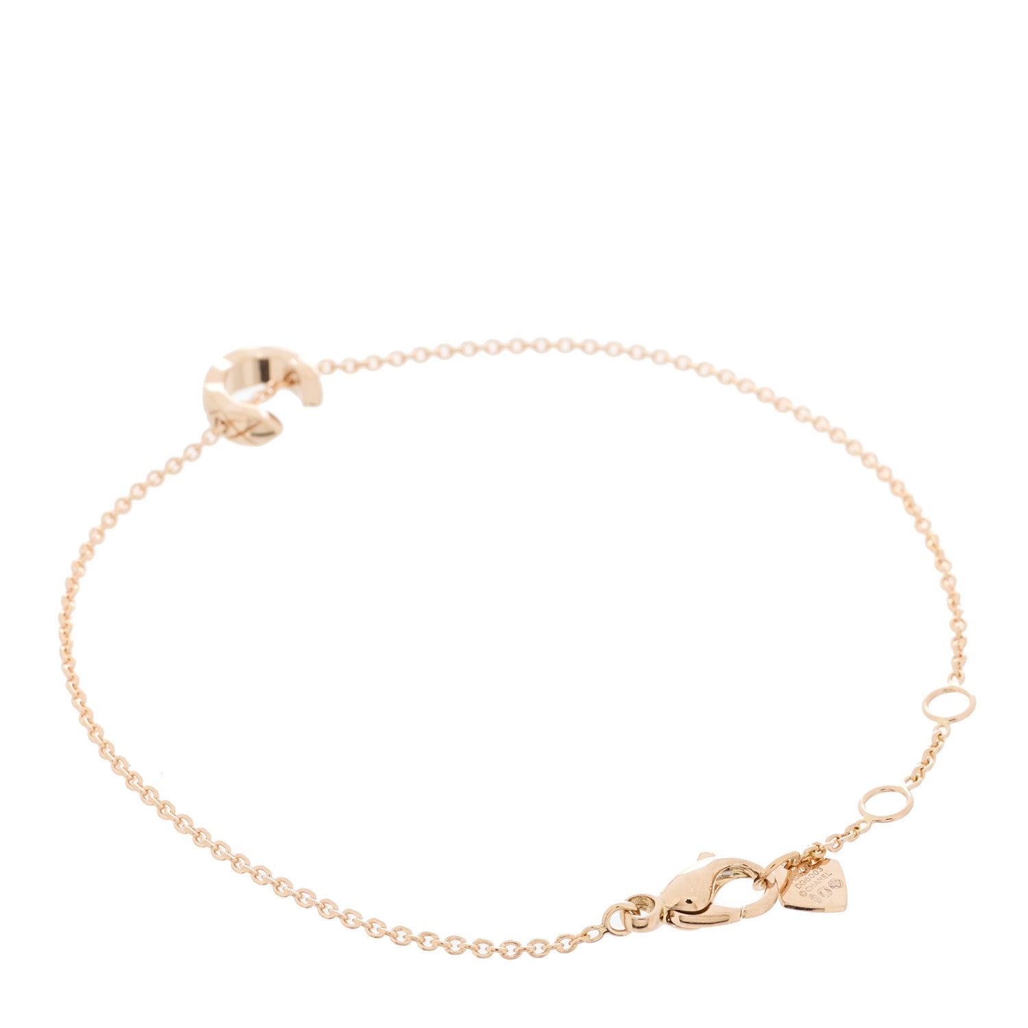 Chanel 18K Beige Gold Coco Bracelet 2 of 4