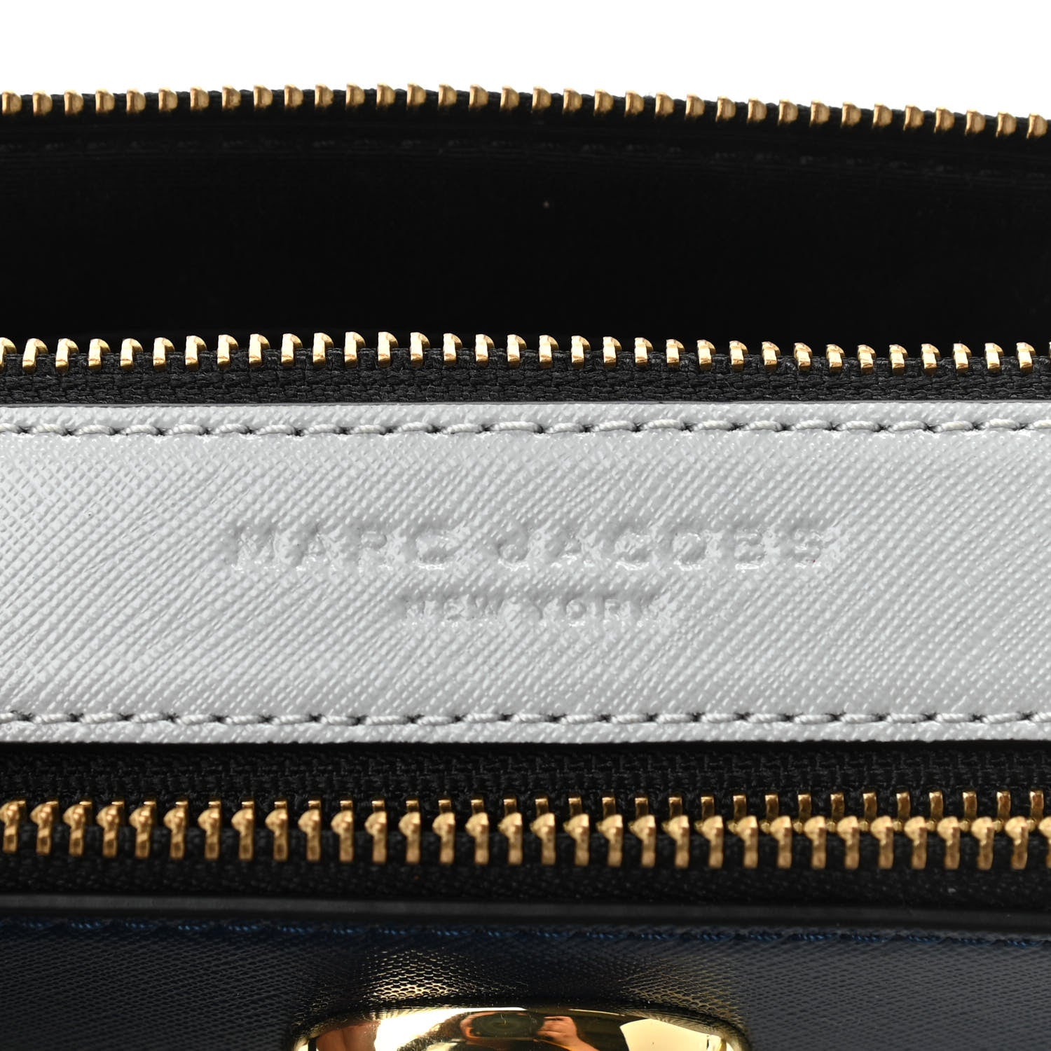 Marc Jacobs Saffiano Small Snapshot Camera Bag Blue Sea 7 of 11