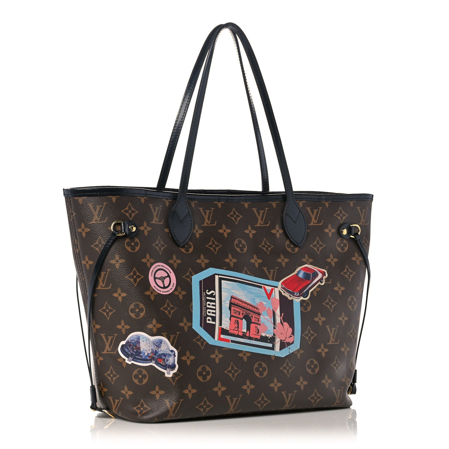 Louis Vuitton Monogram World Tour Neverfull MM 4 of 20