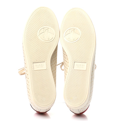 Gucci X SEGA Calfskin GUCCY Stars Womens Falacer Sneakers 42 White 5 of 8