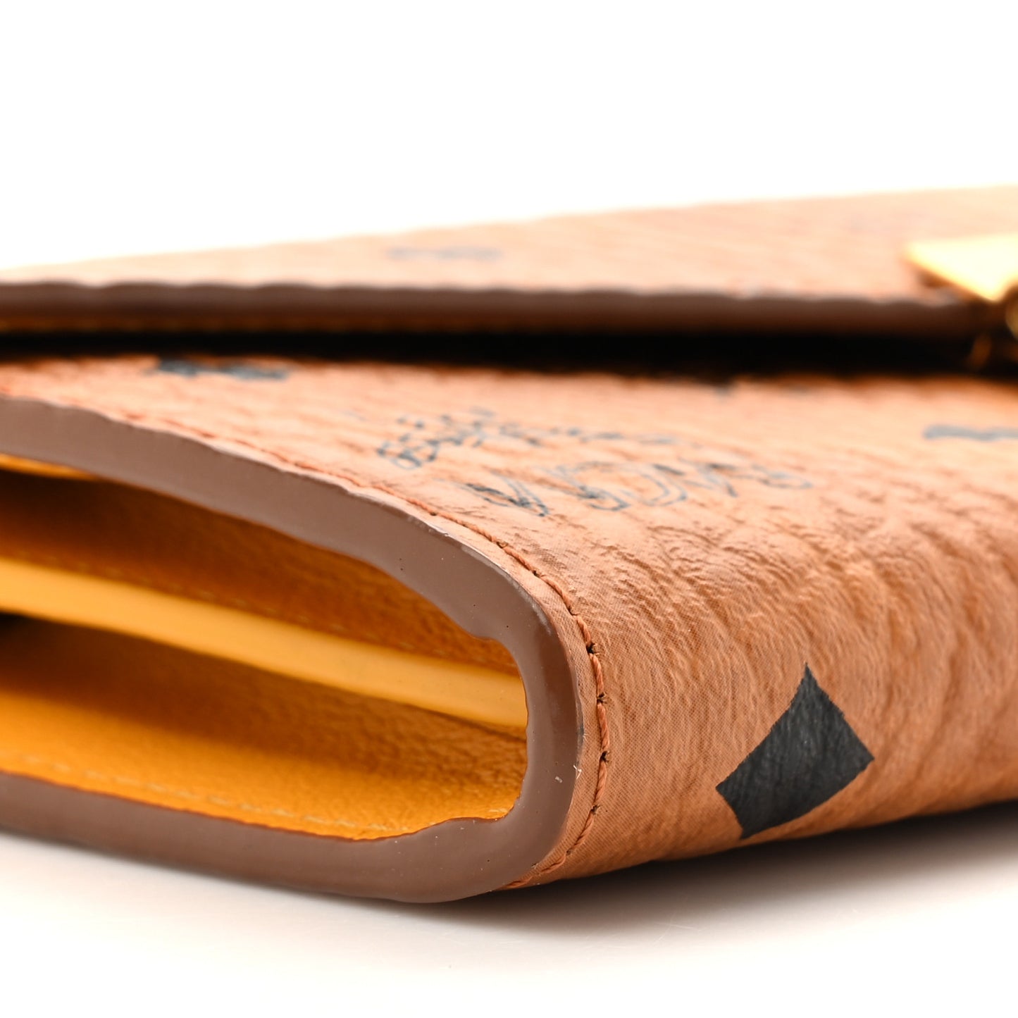 Visetos Large Patricia Wallet On Chain Cognac