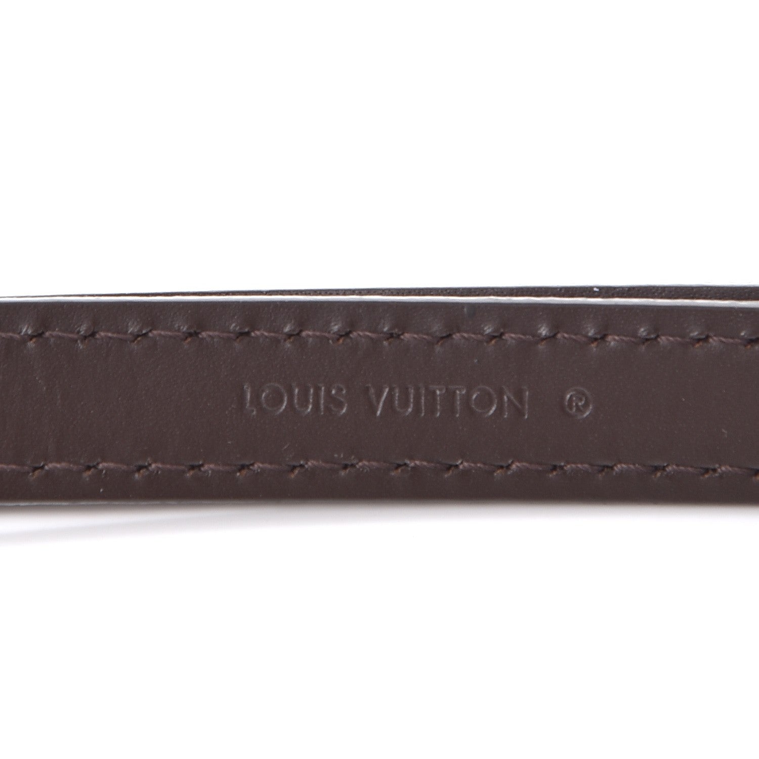 Louis Vuitton Calfskin 16mm Adjustable Shoulder Strap Brown 4 of 6