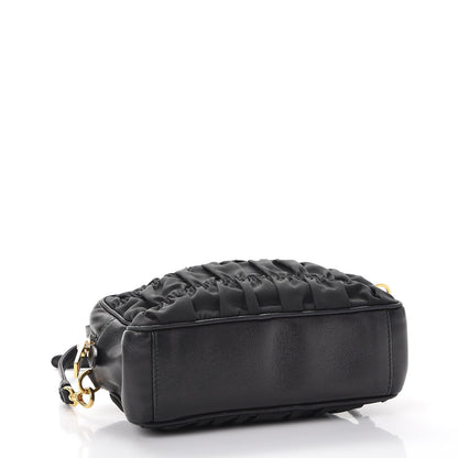 Prada Tessuto Nylon Calf Gaufre Camera Crossbody Nero Black 5 of 12
