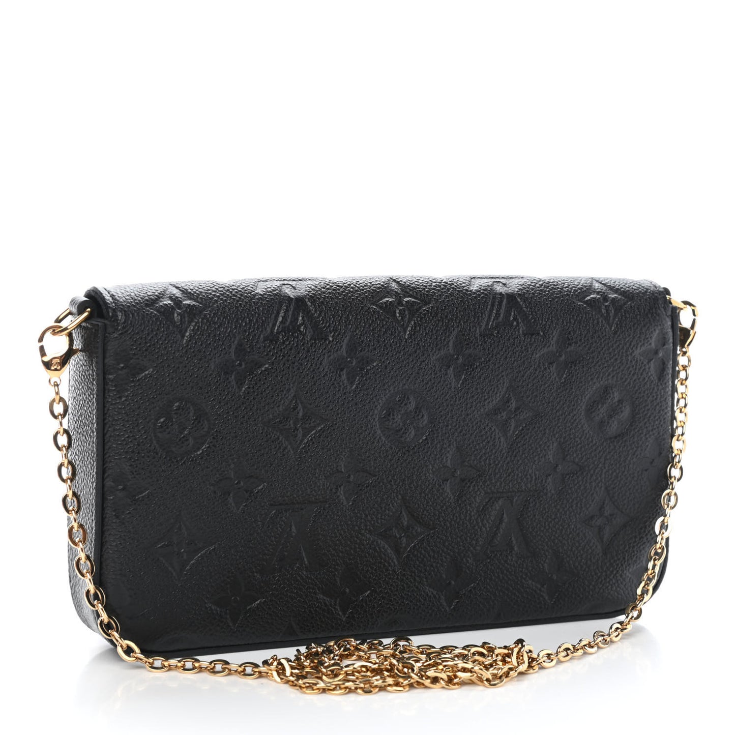 Empreinte Pochette Felicie Chain Wallet Black